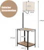 Lampa nocna COSTWAY obracana o 360°, lampa podłogowa ze Podgląd zdjęcia produktu 7
