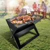 A family is having a barbecue in a park with a tent in the background. Náhled obrázku produktu