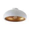 Lindby Deckenlampe Gerwina, weiß/gold, Metall, 40 cm, E27 Produktbild-Vorschau 1