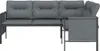 vidaXL Canapé d'angle de jardin anthracite acier et Voir les images du produit 3