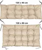 Zestaw Poduszka ogrodowa 120/80 cm + 120/40 cm na ławkę Podgląd zdjęcia produktu 5