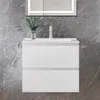 60 cm Badmöbel-Set Unterschrank mit dünn Keramik waschtisch Produktbild-Vorschau 1