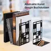 Buchstütze, Buchstützen Metall, Buchstütze schwarz 1 Paar, Produktbild-Vorschau 4