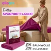EllaTex FROTTEE TOPPER Spannbettlaken 200x200 – 200x220 Produktbild-Vorschau 2