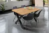Refurbished Möbelretoure Esstisch 140x80 cm Baumkante Holz Produktbild-Vorschau 4
