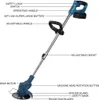 Akku-Rasentrimmer mit 2 Batterie,Freischneider, Motorsense, Produktbild-Vorschau 7