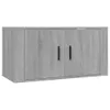 TV-Wandschränke 2 Stk. Grau Sonoma 80x34,5x40 cm , Produktbild-Vorschau 4