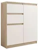 Komoda 98 cm 2 dveře 2 zásuvky skříňka FRAMIRE S-2 mix Náhled obrázku produktu 7