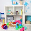 Relaxdays Aufbewahrungskorb Filz, Panda-Motiv, Filzkorb für Produktbild-Vorschau 5