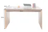 riess-ambiente Massivholz Bürotisch CUBUS 120cm braun Produktbild-Vorschau 2