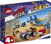 The image shows the packaging of a LEGO set, featuring various LEGO models and characters from The LEGO Movie. Produktbild-Vorschau