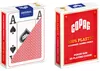 Cartamundi COPAG® 100% plastica, carte da poker Jumbo rosse Anteprima dell’immagine prodotto 4