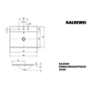 KALDEWEI 907907273661 Einbau-WT SILENIO Mod.3039, 1200 x Produktbild-Vorschau 2