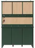 Mobiletto da cucina, credenza, verde, 120x40x179 cm, con Anteprima dell’immagine prodotto 9