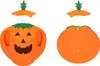 A Halloween pumpkin costume and hat are displayed against a white background. Produktbild-Vorschau