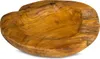 Schüssel Schale Teakholz 30cm Teak Massiv Holz Obstschale Produktbild-Vorschau 1