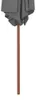 vidaXL Sonnenschirm mit Holz-Mast 270 cm Anthrazit Produktbild-Vorschau 3