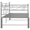 Divano letto allungabile in metallo grigio 90x200 cm Anteprima dell’immagine prodotto 11