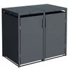DEGAMO Mülltonnenbox klein 2er MÜNCHEN 115x62x102cm für Produktbild-Vorschau 1
