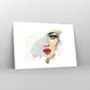 Poster - Poster ohne Rahmen - Aquarell Frau Mund - 91,5x61 Produktbild-Vorschau 7