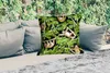MuchoWow® Outdoor Kissen - Faultier - Palme - Muster - Produktbild-Vorschau 2