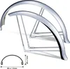 Parafanghi Ducktail 26 pollici 80 mm in acciaio inox Anteprima dell’immagine prodotto 1