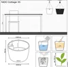Lechuza Samozavlažovací závěsný květináč Nido Cottage 28 Náhled obrázku produktu 11