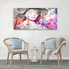 Triptychon auf leinwand rosa menschen 60x40 cm Feeby rosa Produktbild-Vorschau 2