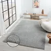 Teppich Prime Shaggy Hochflor Einfarbig Grau Weich für Produktbild-Vorschau 1