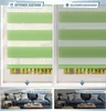 Doppelrollo 65x150 cm Grün Duo Rollo Klemmfix ohne Bohren Produktbild-Vorschau 2
