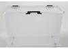 14x Scharnierbox 52L 60x40x35cm Transparent Deckel Produktbild-Vorschau 6
