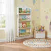 Relaxdays Bücherregal Kinder, HBT: 130 x 60 x 15 cm, Produktbild-Vorschau 3