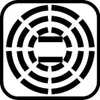 A black and white graphic of a pasta cooker insert. Voir les images du produit
