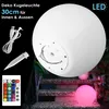 LED Kugelleuchte Ø 30 cm Akku RGB-Farbwechsel IP54 Garten Produktbild-Vorschau 1