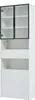 okwish Vitrína Highboard se zásuvkami, Skleněná vitrína Náhled obrázku produktu 8