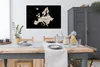 MuchoWow® Poster Karte von Europa - Schwarz - Holz 120x80 Produktbild-Vorschau 3