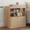 Cloris DesignMöbel Sideboard mit LED-Leuchten Sonoma-Eiche Produktbild-Vorschau 1