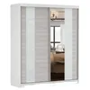 Schwebetürenschrank Kleiderschrank Schrank 183 cm Produktbild-Vorschau 3