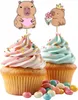 Dekorácia Topper Cake Picks Muffins Capybara Birthday Party Náhľad obrázku produktu 2