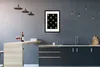 MuchoWow® Gerahmtes Poster Muster - Einhorn - Gold 40x60 cm Produktbild-Vorschau 2
