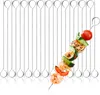 com-four® 24x Schaschlikspieße aus Edelstahl - 24 cm lange Produktbild-Vorschau 1
