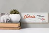 Holzschild Lächeln kommt zu DIR zurück, 27 x 10 cm, Produktbild-Vorschau 4