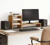 vidaXL Stojan na monitor s organizérem na stůl Artisan dub Náhled obrázku produktu 2