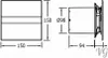 Cata E-100 GTH Automatik Axial-Badlüfter, 4W/8W, Produktbild-Vorschau 10