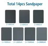 Schleifpapier Set，14 Stück Körnung von 400 bis 2000 Fein Produktbild-Vorschau 2