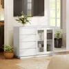 HOMCOM Buffetschrank, Sideboard mit 4 Schubladen, 2 Produktbild-Vorschau 9