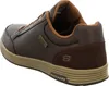 A side view of a brown Skechers sneaker. Voir les images du produit