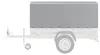 UNITRAILER Anhängerplane 200x106 cm Grau Hochplane 80 cm Produktbild-Vorschau 6