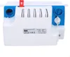 A white and blue condensate pump with a label showing product information. Anteprima dell’immagine prodotto