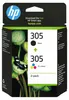 HP 6ZD17AE 2-Pack BK/3-farbig No. 305 Produktbild-Vorschau 2
